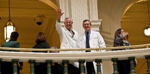 Bohn Allen and Gary Floyd in Capitol Bohn Allen and Gary Floyd in Capitol